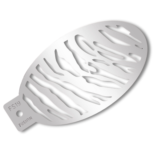 Fusion Face Paint Stencil - Tiger Stripes - FS19