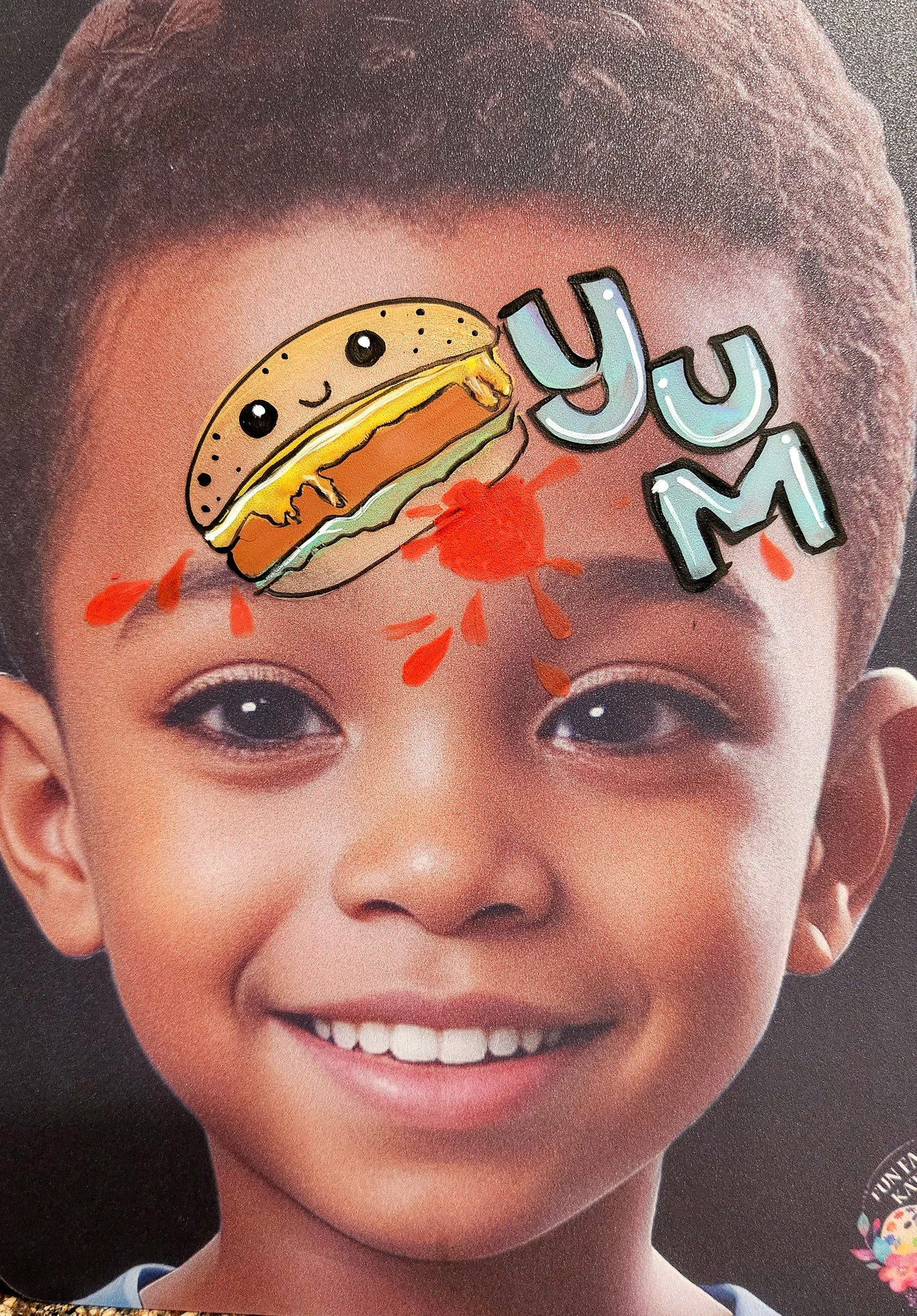 FUN FACES BY KatzNC - Boy/Boy - Face Painting Practice Boards