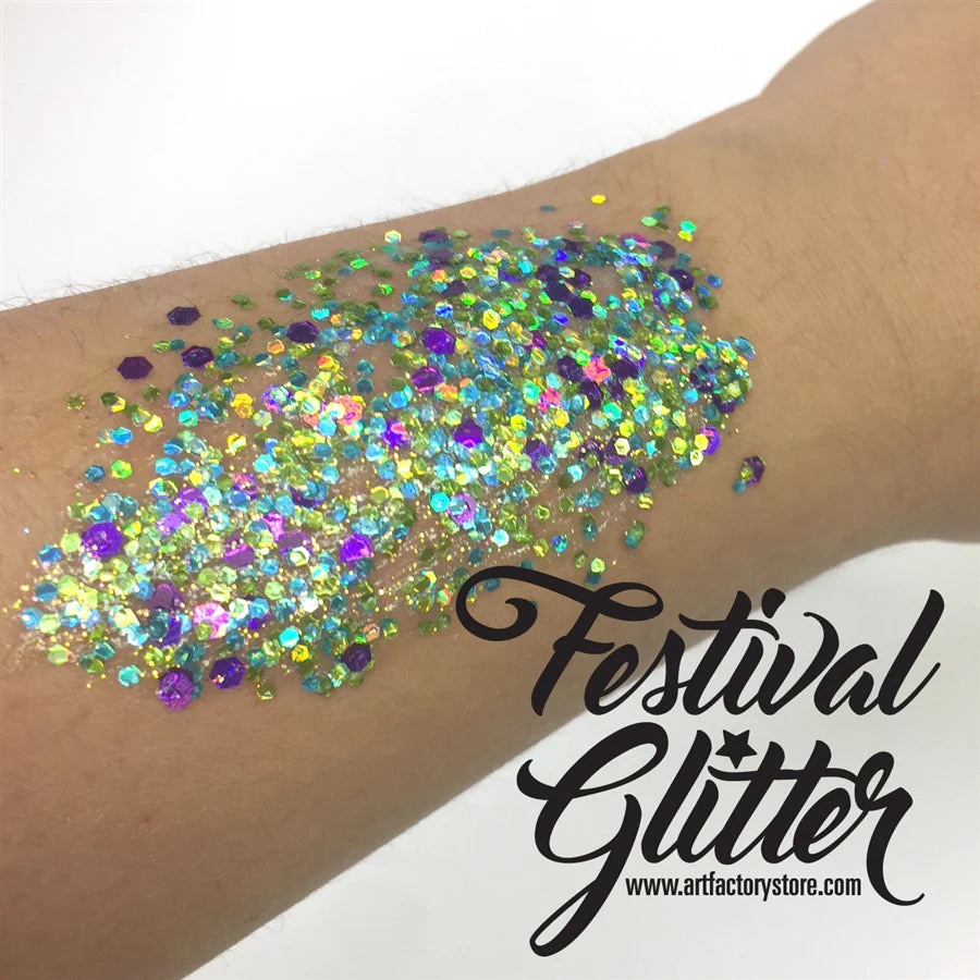 Festival Glitter - Mardi Gras by Emily Evans - 1.2 oz Glitter Gel
