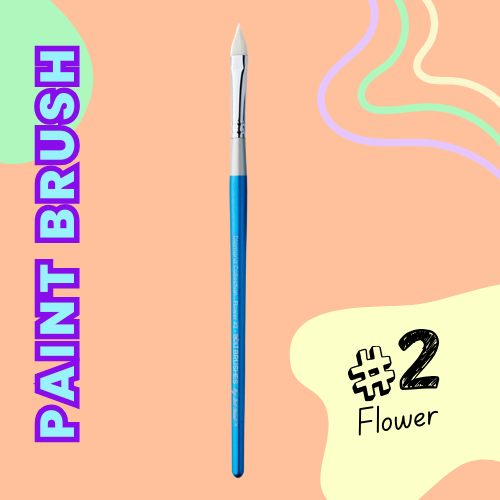 Diamond Collection Face Paint Brush Flower No. 2 BOLT by Jestpaint