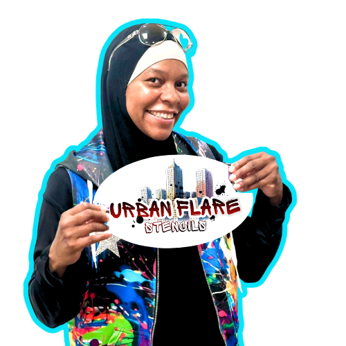 Urban Flare Stencils by Tamina Muhammad - Arrows