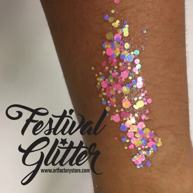 Festival Glitter - Rave UV Reactive - 1.2 fl oz Glitter Gel