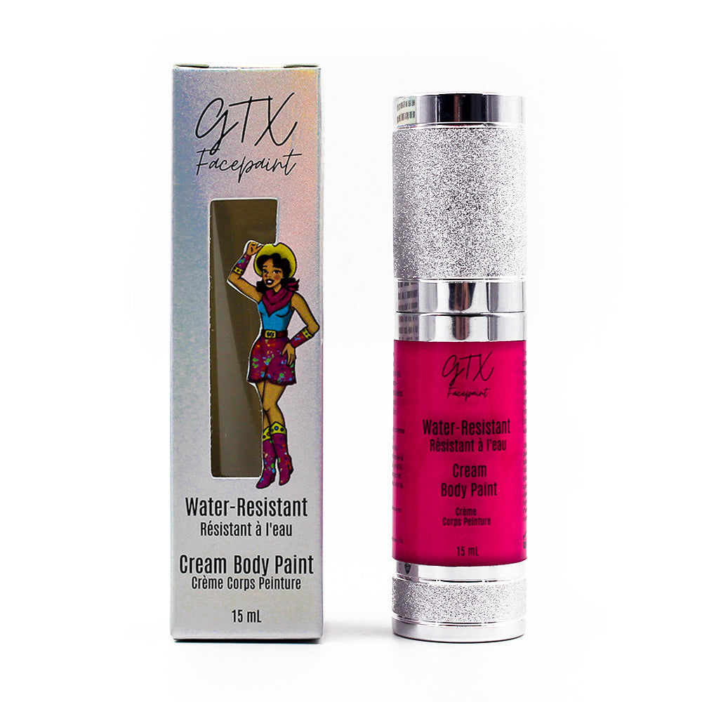 GTX Water Resistant Neon Cream Face Paint - CRAWDAD - Pink