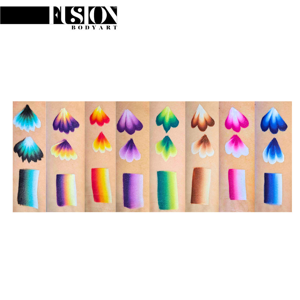 Fusion Body Art CANDY Thin Stroke Face Painting Palette