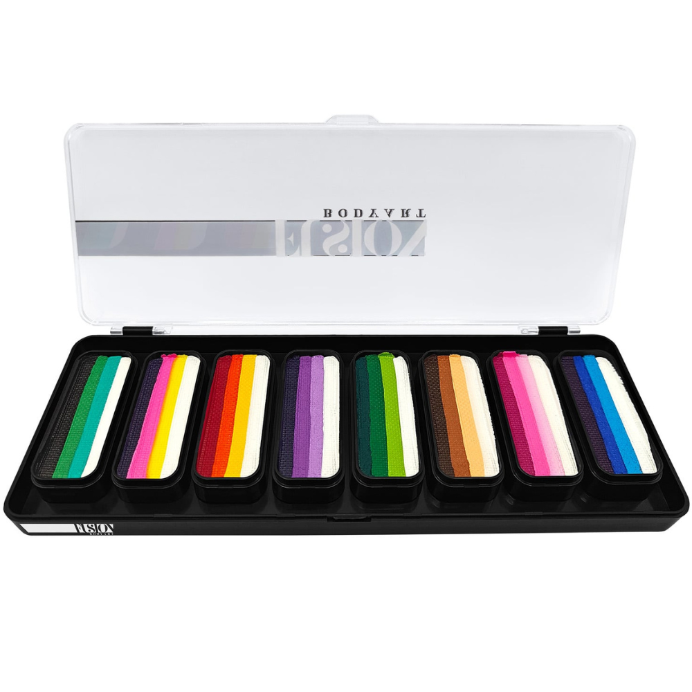 Fusion Body Art CANDY Thin Stroke Face Painting Palette