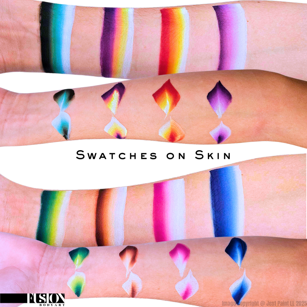 Fusion Body Art CANDY Thin Stroke Face Painting Palette