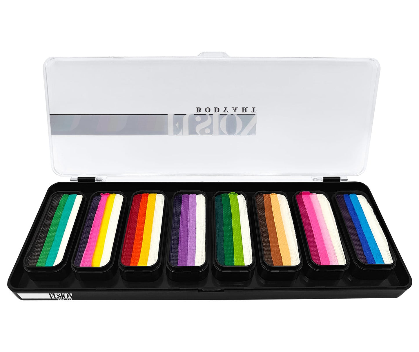 Fusion Body Art CANDY Thin Stroke Face Painting Palette