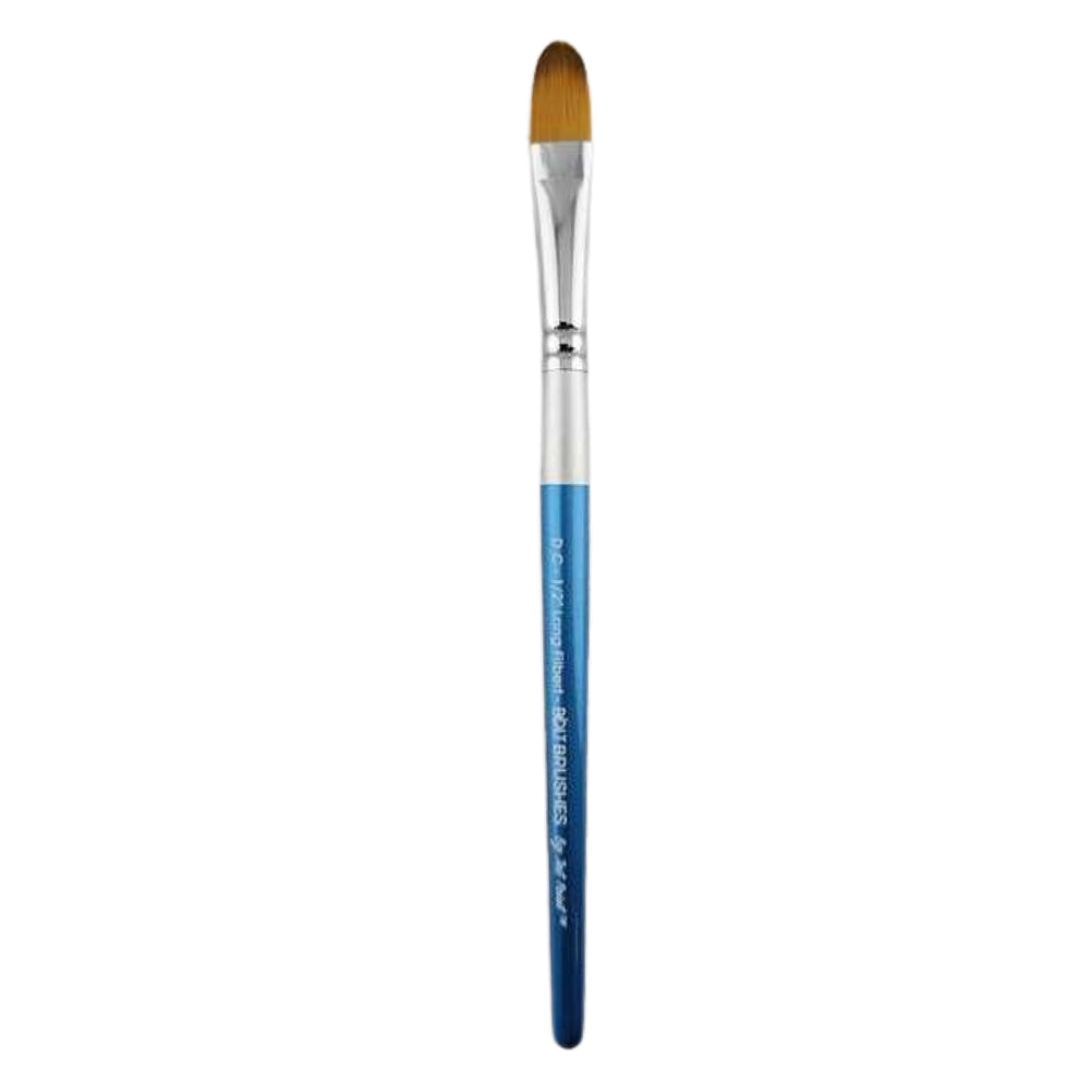 Diamond Collection Face Paint Brush 1/2 Long Filbert BOLT by Jestpaint