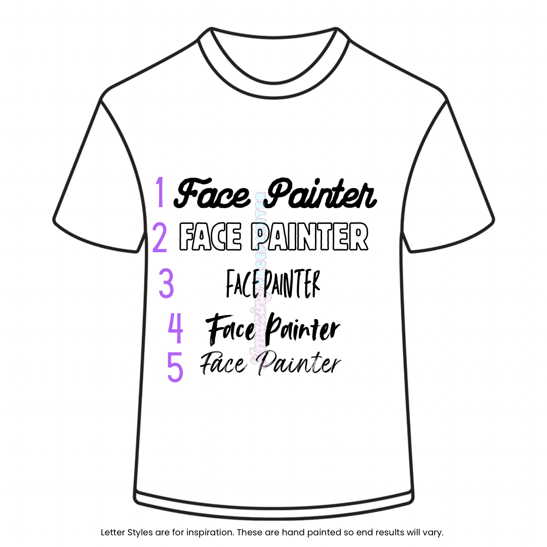 Custom Airbrush Face Painter T-Shirt
