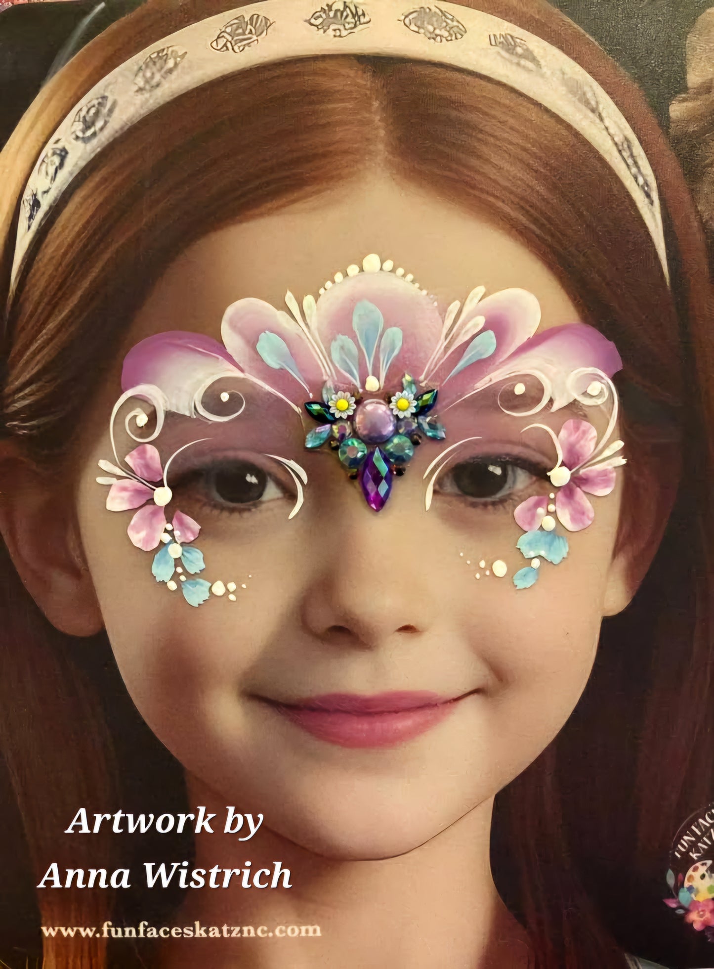 FUN FACES BY KatzNC - Girl/Girl - Face Painting Practice Boards