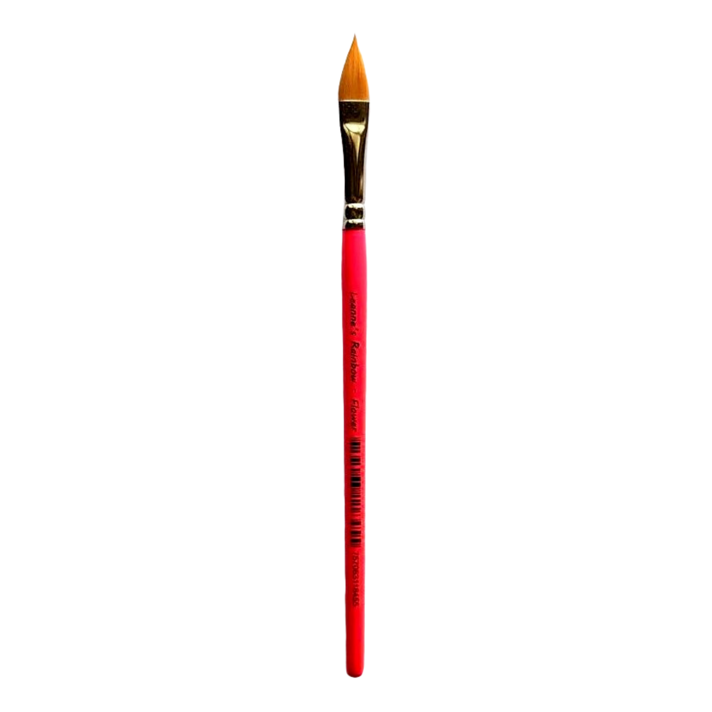 Leanne's Rainbow Professional Face Paint Brush 3/8 Flower with Golden Taklon Bristles