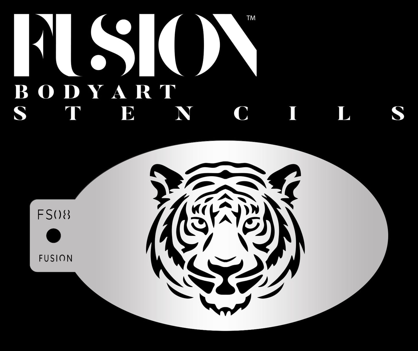 Fusion Face Paint Stencil - Majestic Tiger - FS08