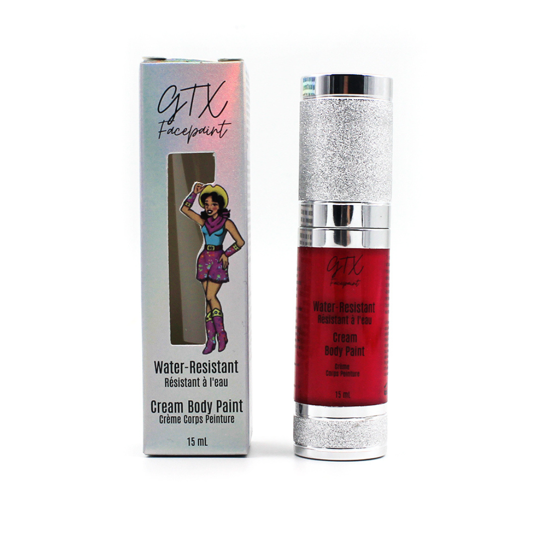 GTX Water Resistant Cream Regular Face Paint - RODEO - Red