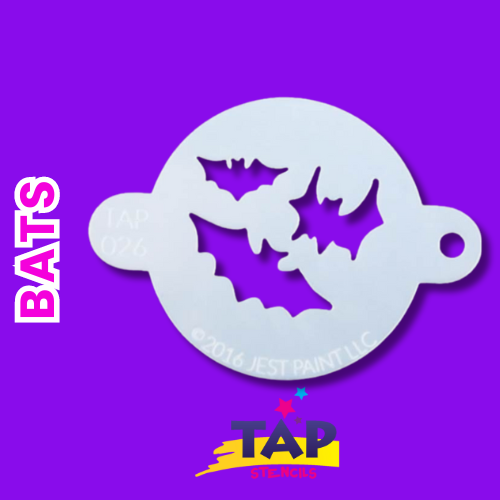 TAP Face Paint Stencil - Bats - 026