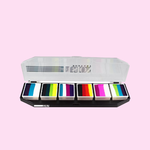 Fusion Body Art Rainbow Burst Face Paint Palette