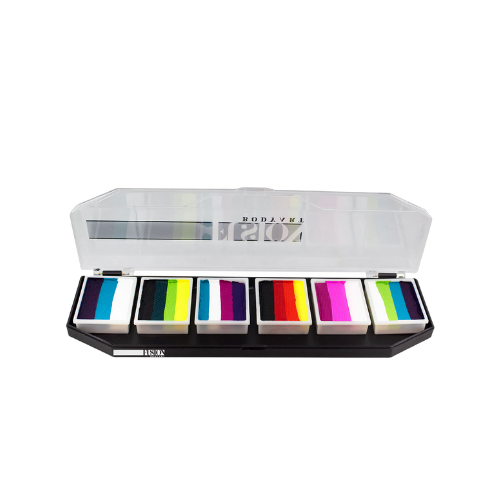 Fusion Body Art Rainbow Burst Face Paint Palette