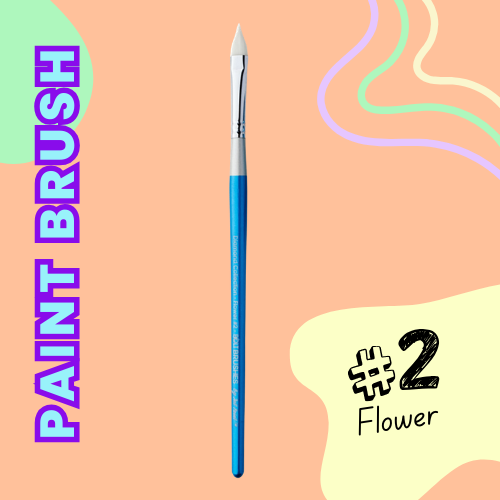 Diamond Collection Flower No. 3 Face Paint Brush BOLT by Jestpaint