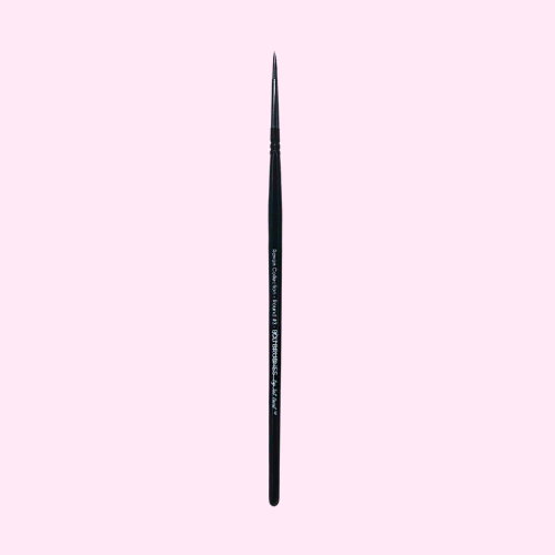 Raven Collection Face Paint Brush No. 1 Round BOLT by Jestpaint