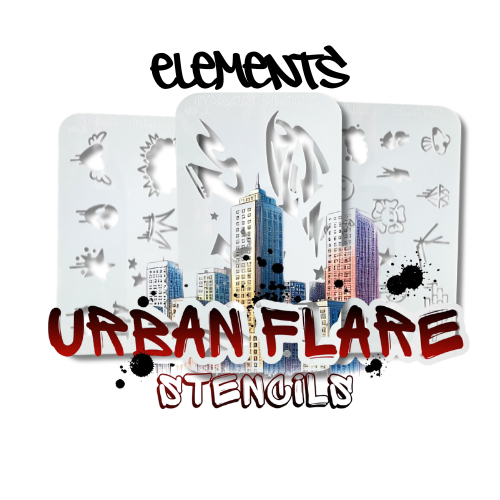Urban Flare Stencils by Tamina Muhammad - Elements