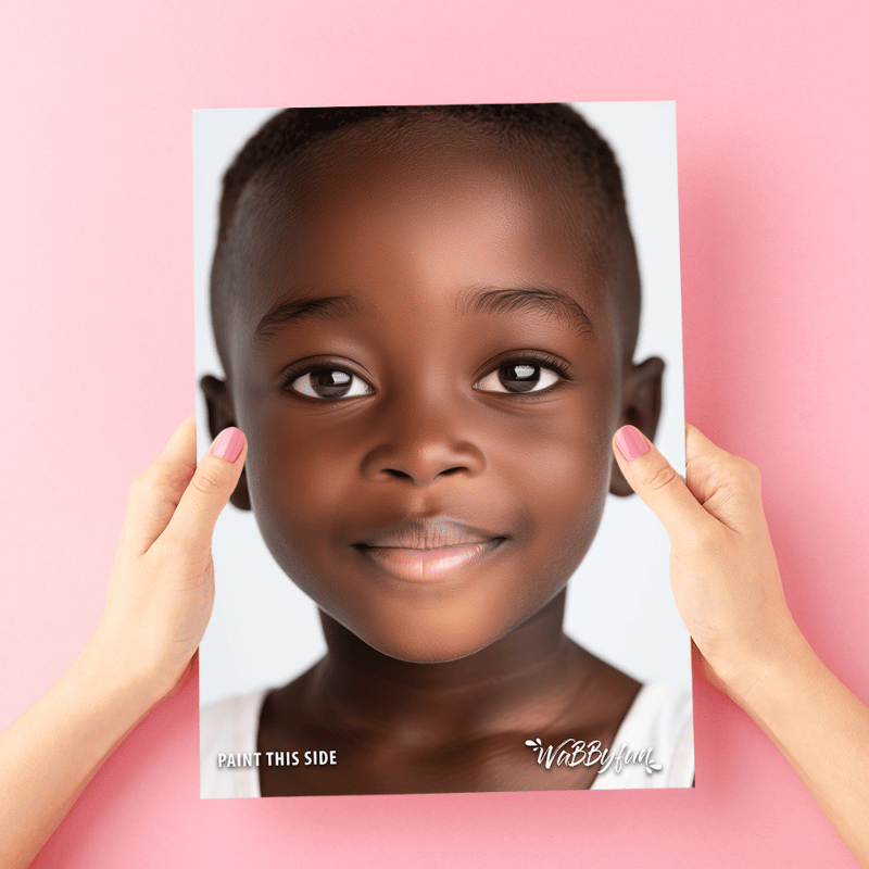 Wabbyfun Face Painting Practice Board - Jacob