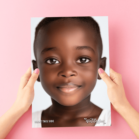 Wabbyfun Face Painting Practice Board - Jacob