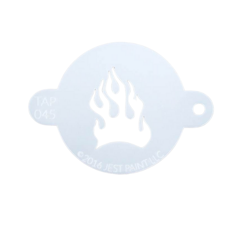 TAP Face Paint Stencil - Fire Flame - 045