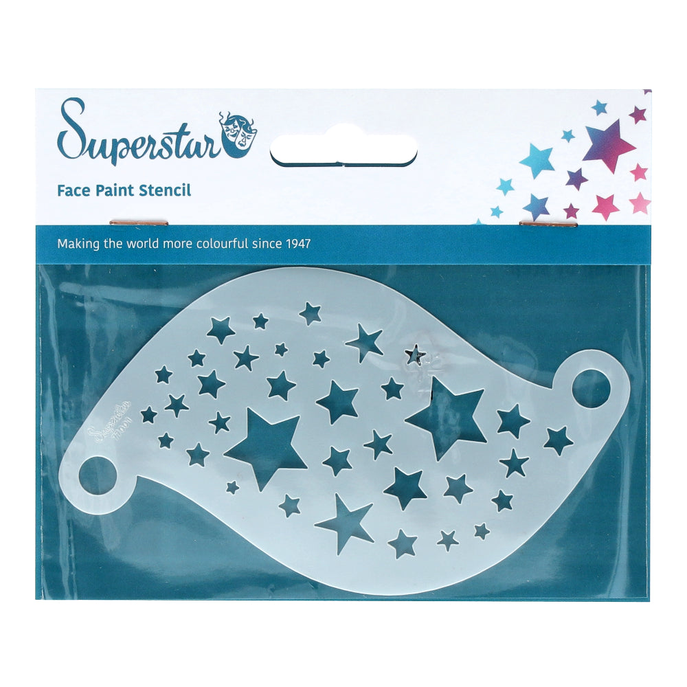 Superstar Stars Face Paint Stencil 77001