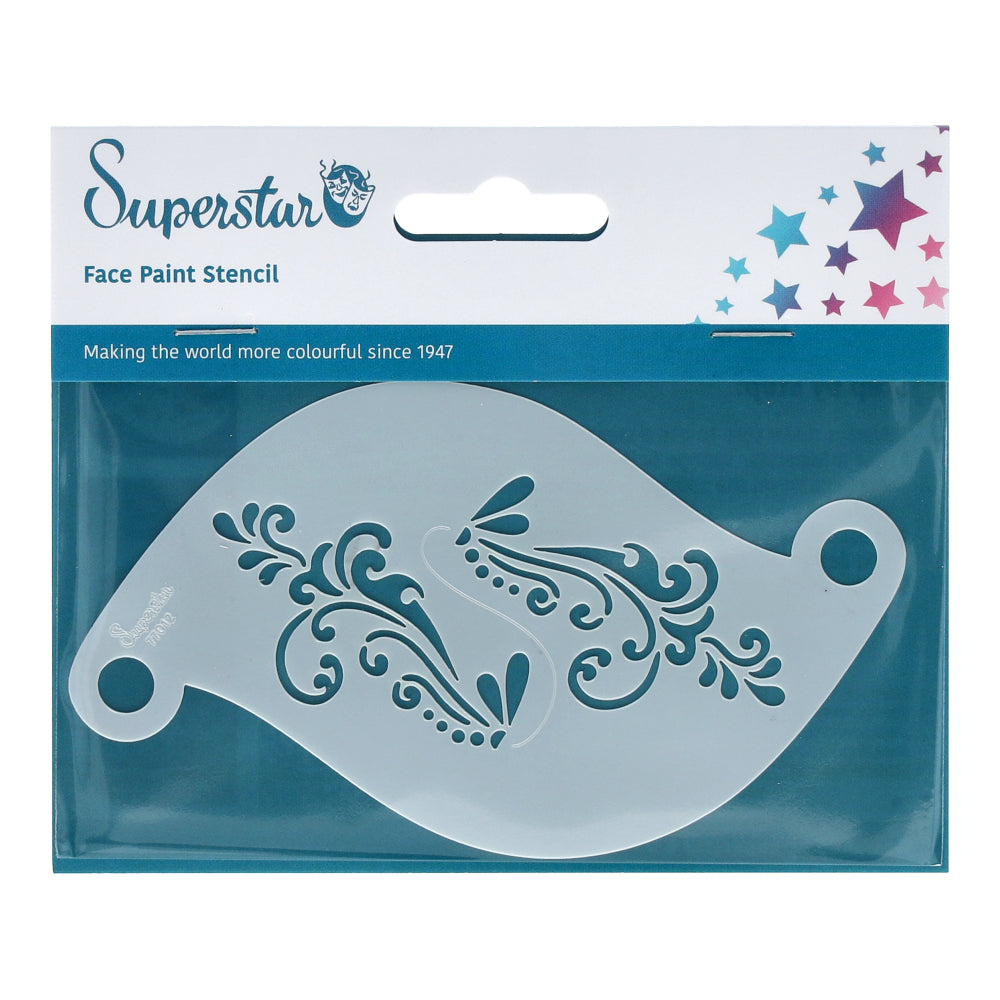 Superstar Fairy Bloom Face Paint Stencil 77012