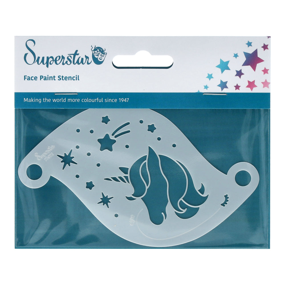 Superstar Starlight Unicorn Face Paint Stencil 77072