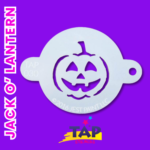 TAP Face Paint Stencil - Jack O' Lantern - 030