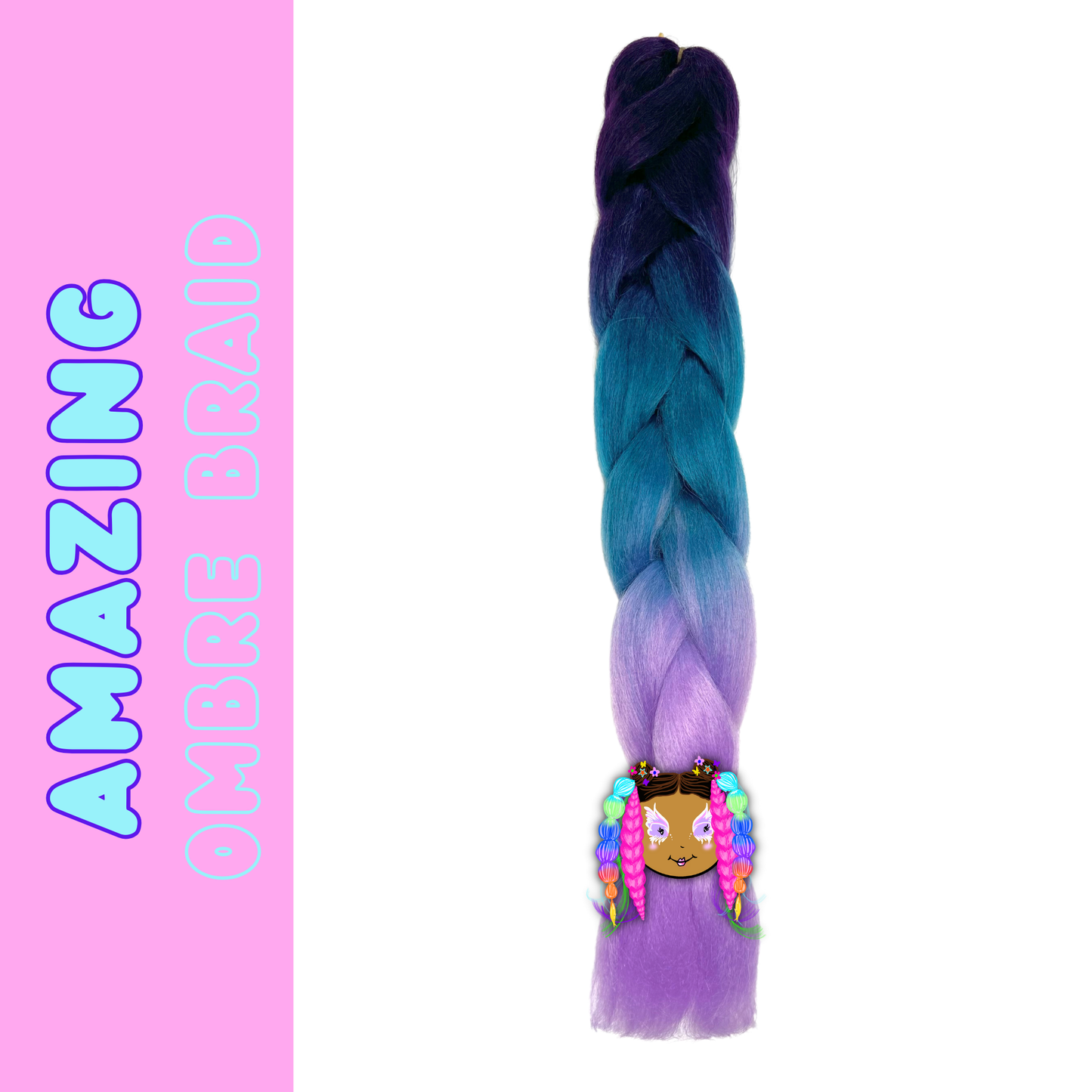 Ombre Braid Hair 24 inch