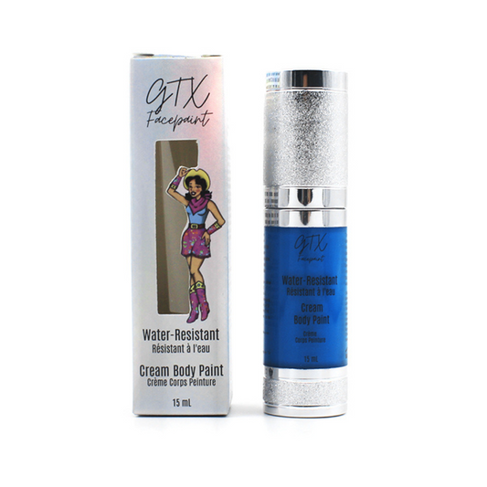 GTX Water Resistant Cream Regular Face Paint - BLUEBONNET- Blue