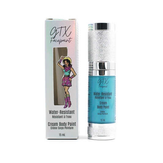 GTX Water Resistant Cream Regular Face Paint - BOOTCUT BLUE- Blue