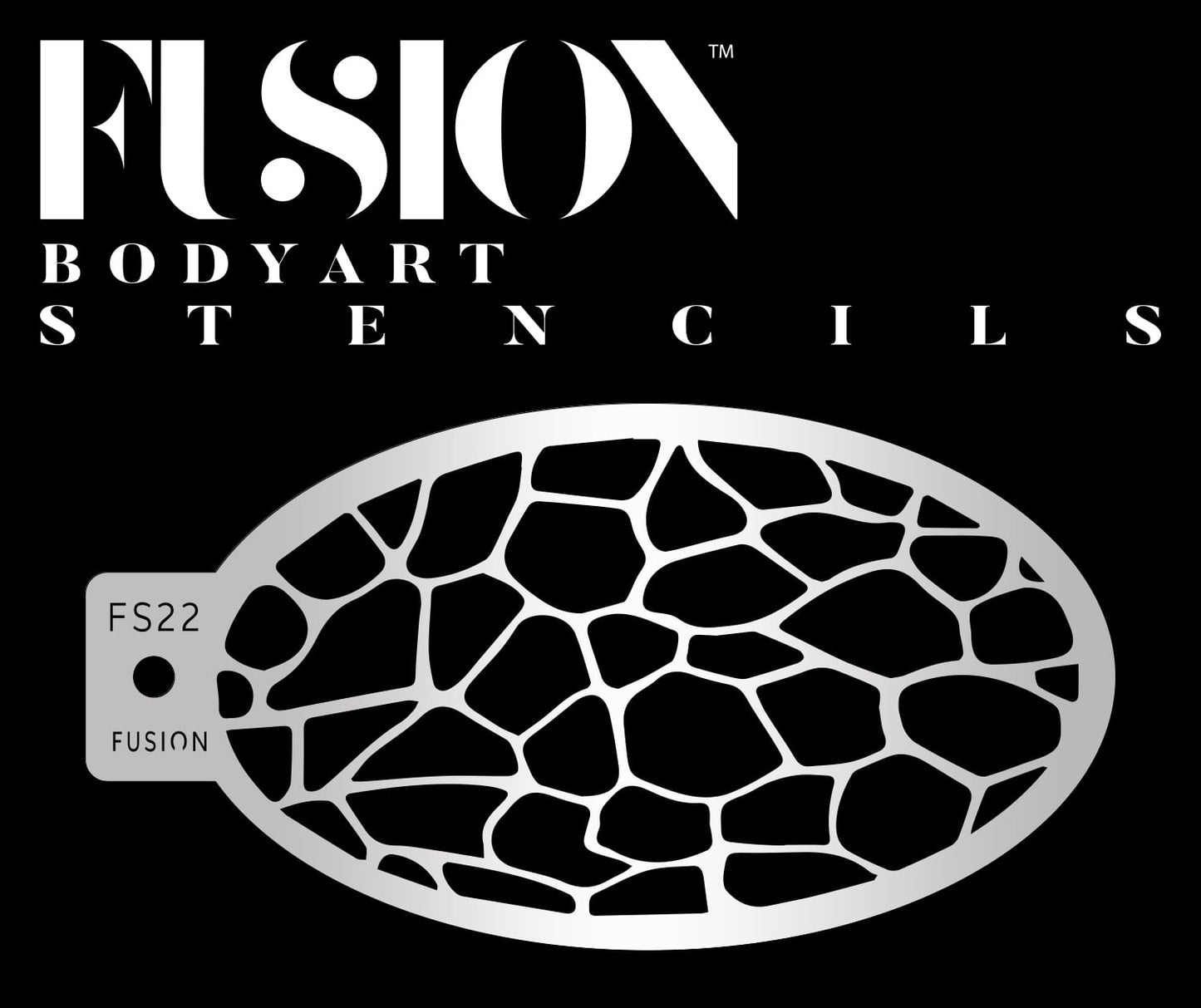 Fusion Face Paint Stencil - Dragon Scales - FS22
