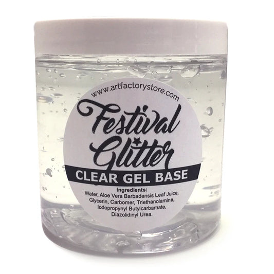 Festival Gel by Art Factory - 8 oz Clear Gel Base - Festival Glitter
