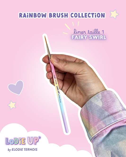 Lodie Up Brush Collection - Fairy Swirl - Liner Face Paint Brush