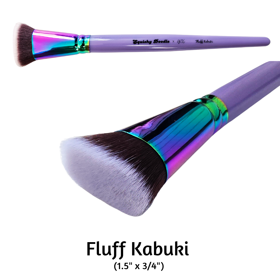 GTX Squishy Doodle x GTX - Fluff - Kabuki Face Painting Brush