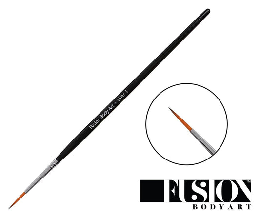 Fusion Body Art Professional Face Paint Brush Liner 1