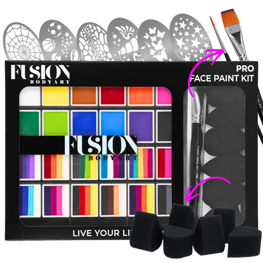 Fusion Body Art Pro Face Paint Kit