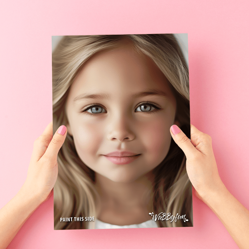 Wabbyfun Face Painting Practice Board - EMMA