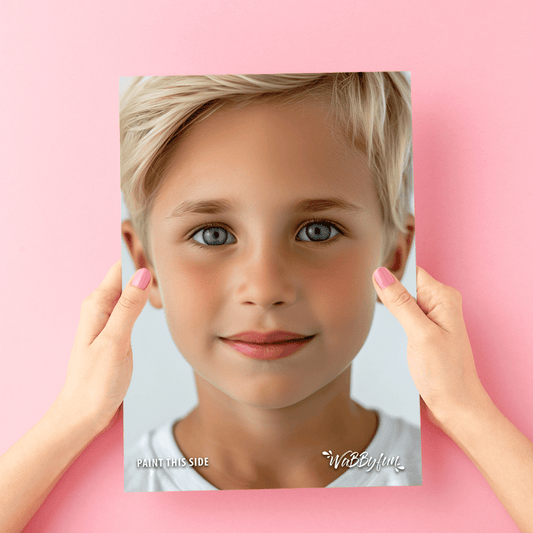 Wabbyfun Face Painting Practice Board - NOAH