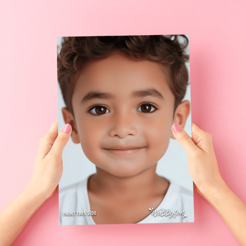 Wabbyfun Face Painting Practice Board - YARIN