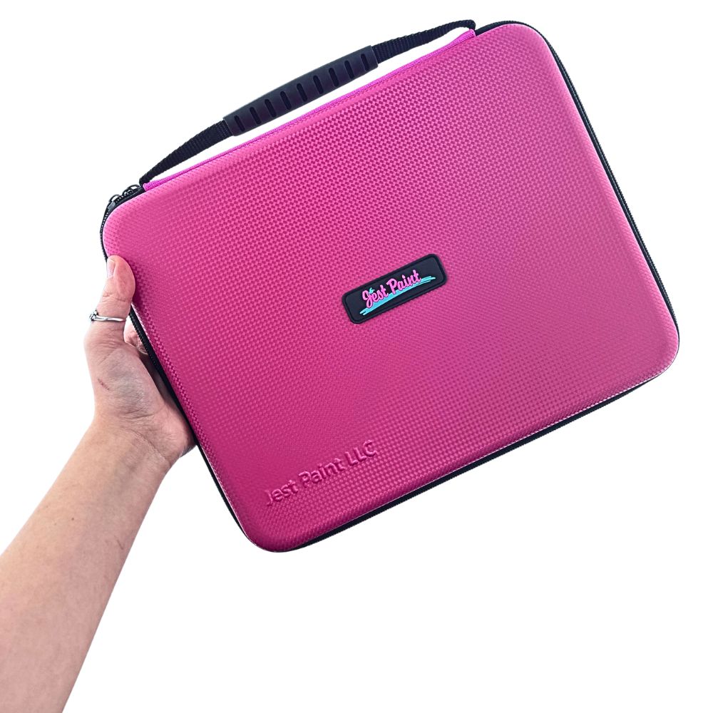 JESTPAINT Ultimate Professional Face Painting Case with Two Removable Foam Inserts - JPCASE100