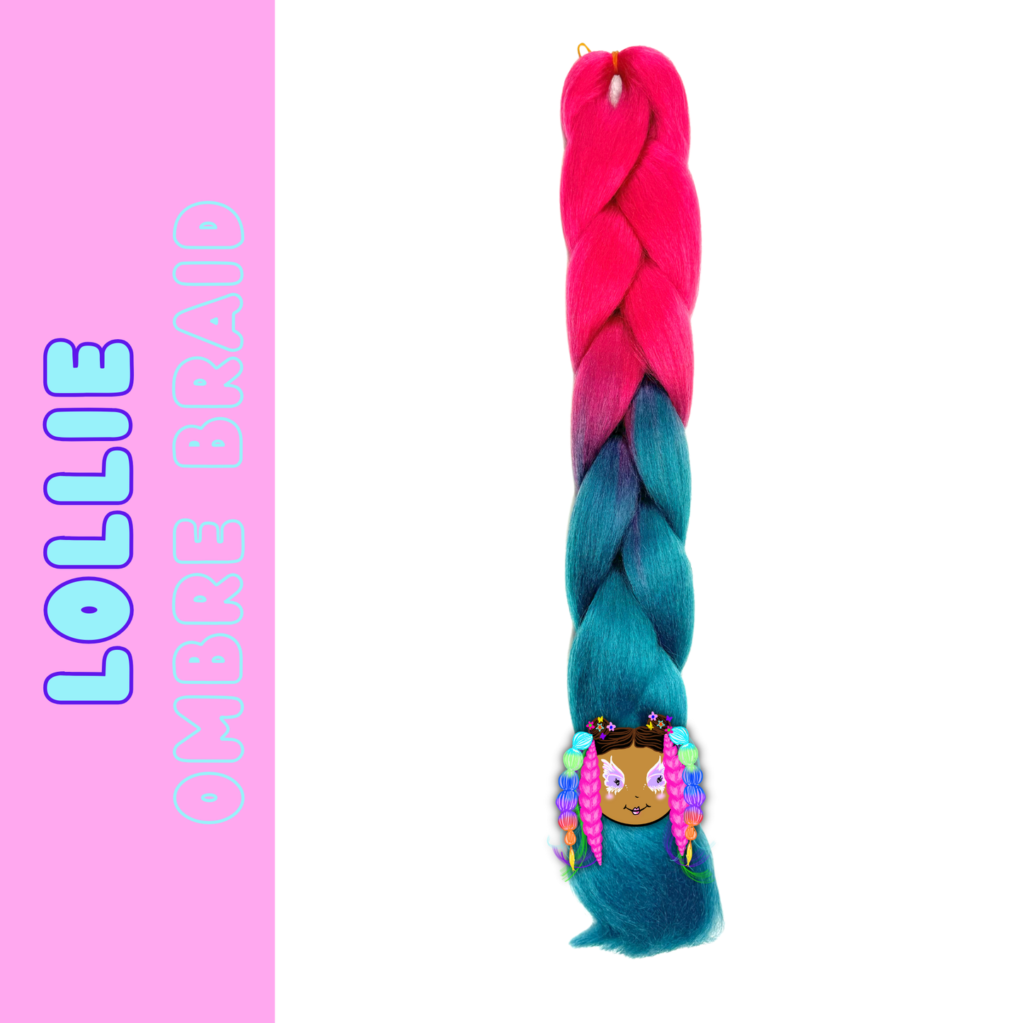 Ombre Braid Hair 24 inch