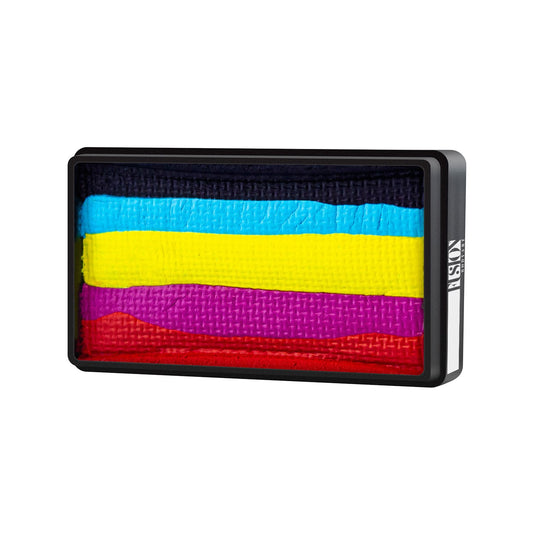 Fusion Body Art Leanne's Rainbow by Leanne Courtney Split Cake Face Paint 30g