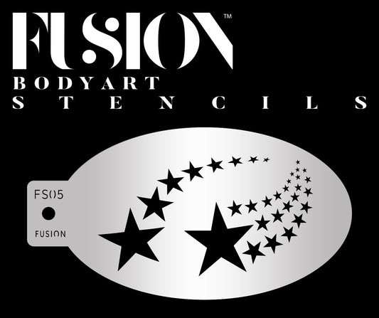 Fusion Face Paint Stencil - Shooting Stars - FS05