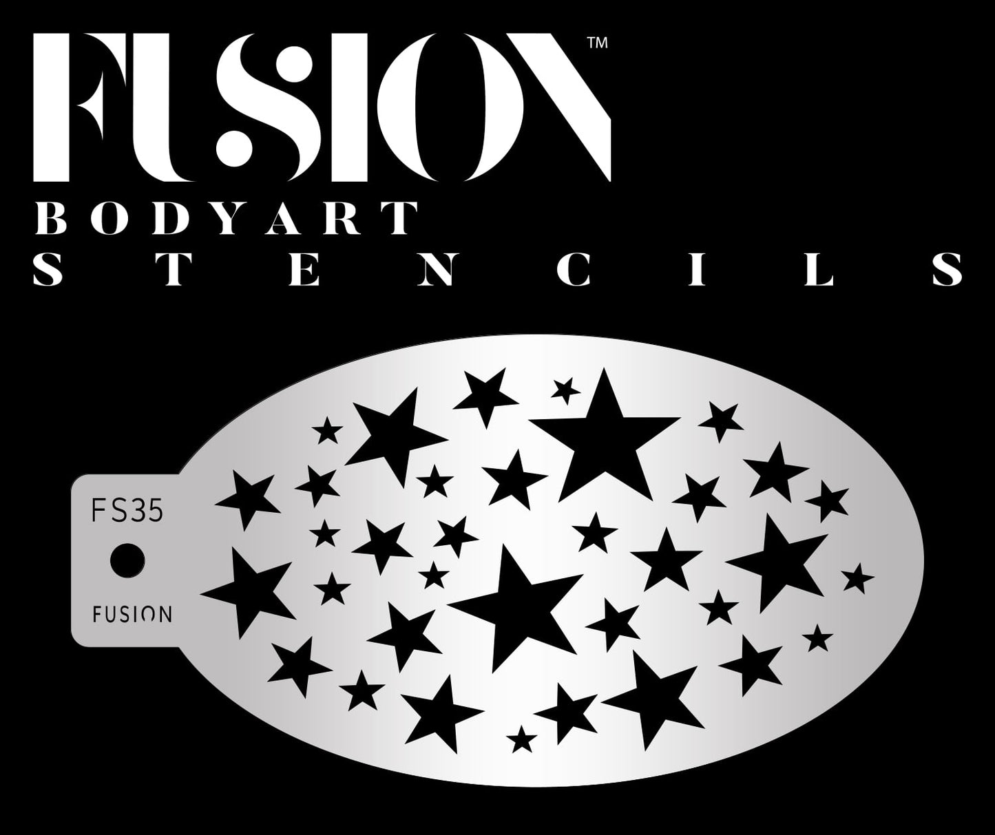 Fusion Face Paint Stencil - Star Cluster - FS35