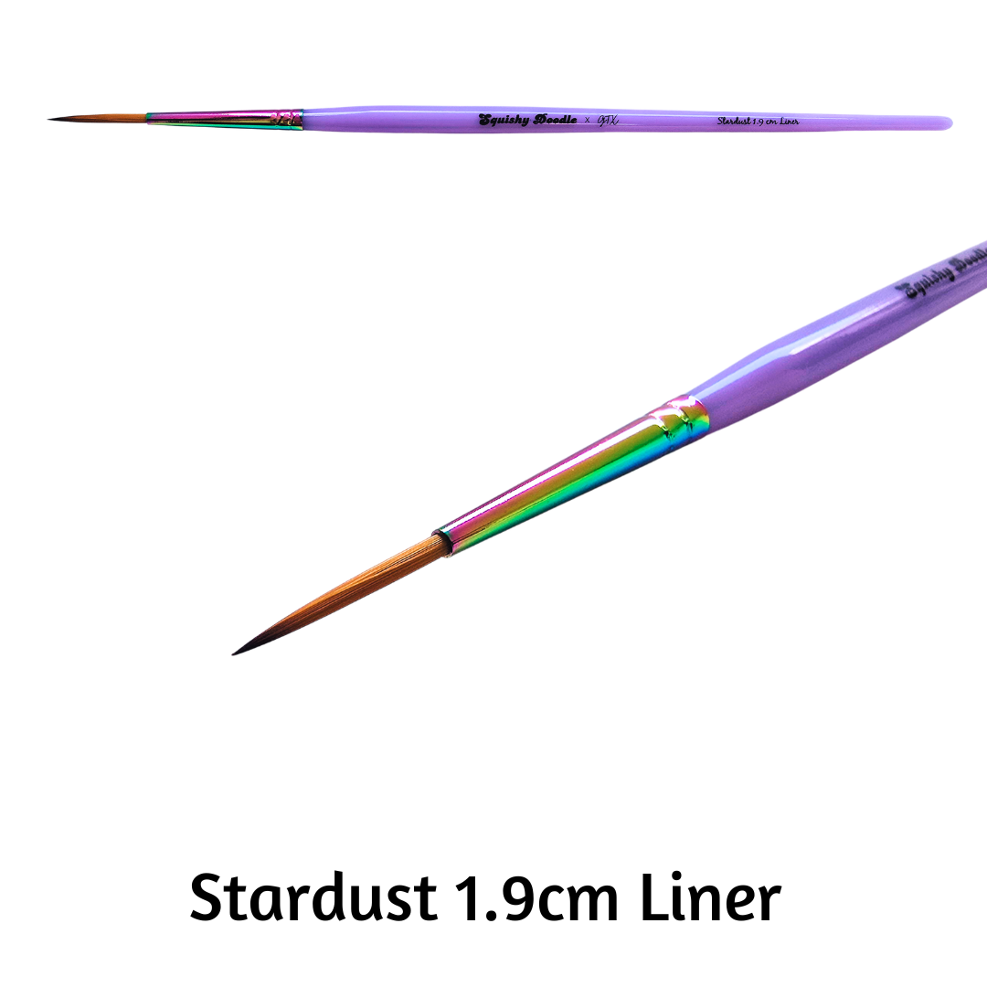 GTX Squishy Doodle x GTX - Stardust - 1.9cm liner Face Painting Brush