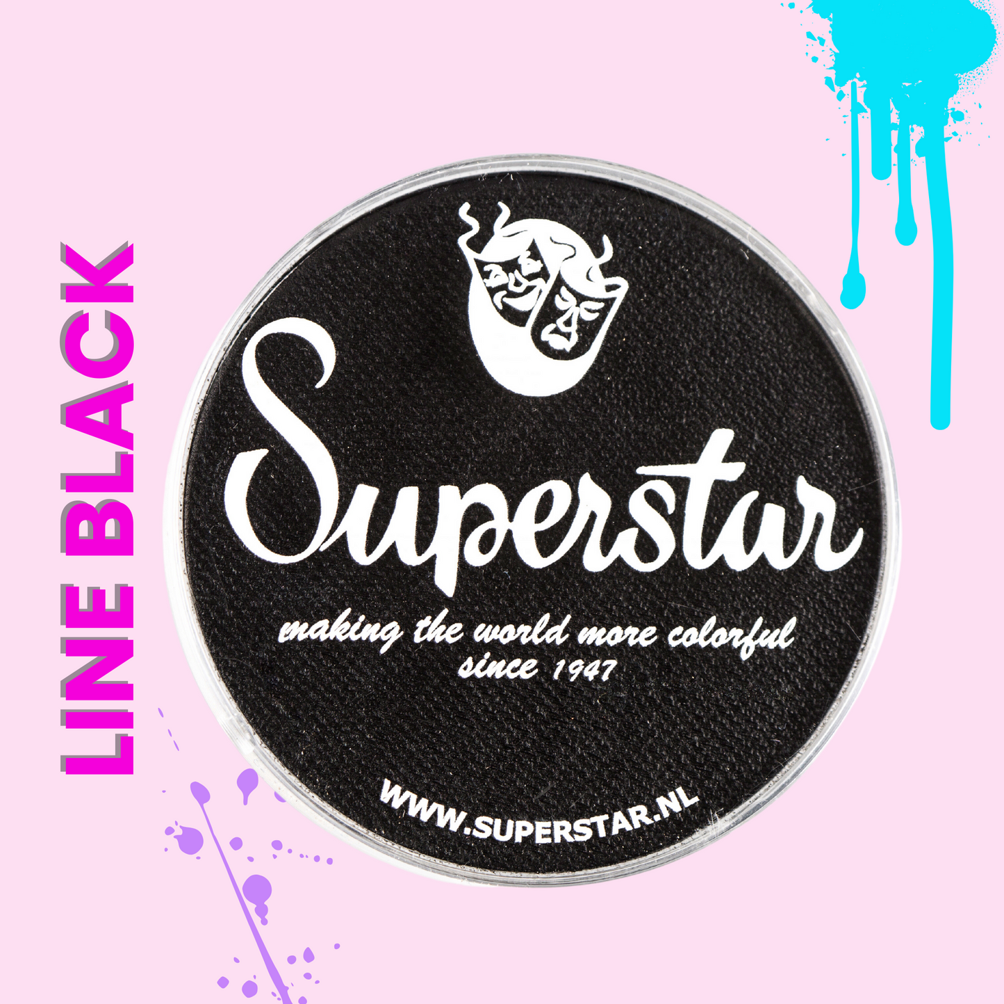 Superstar Line Black Face Paint