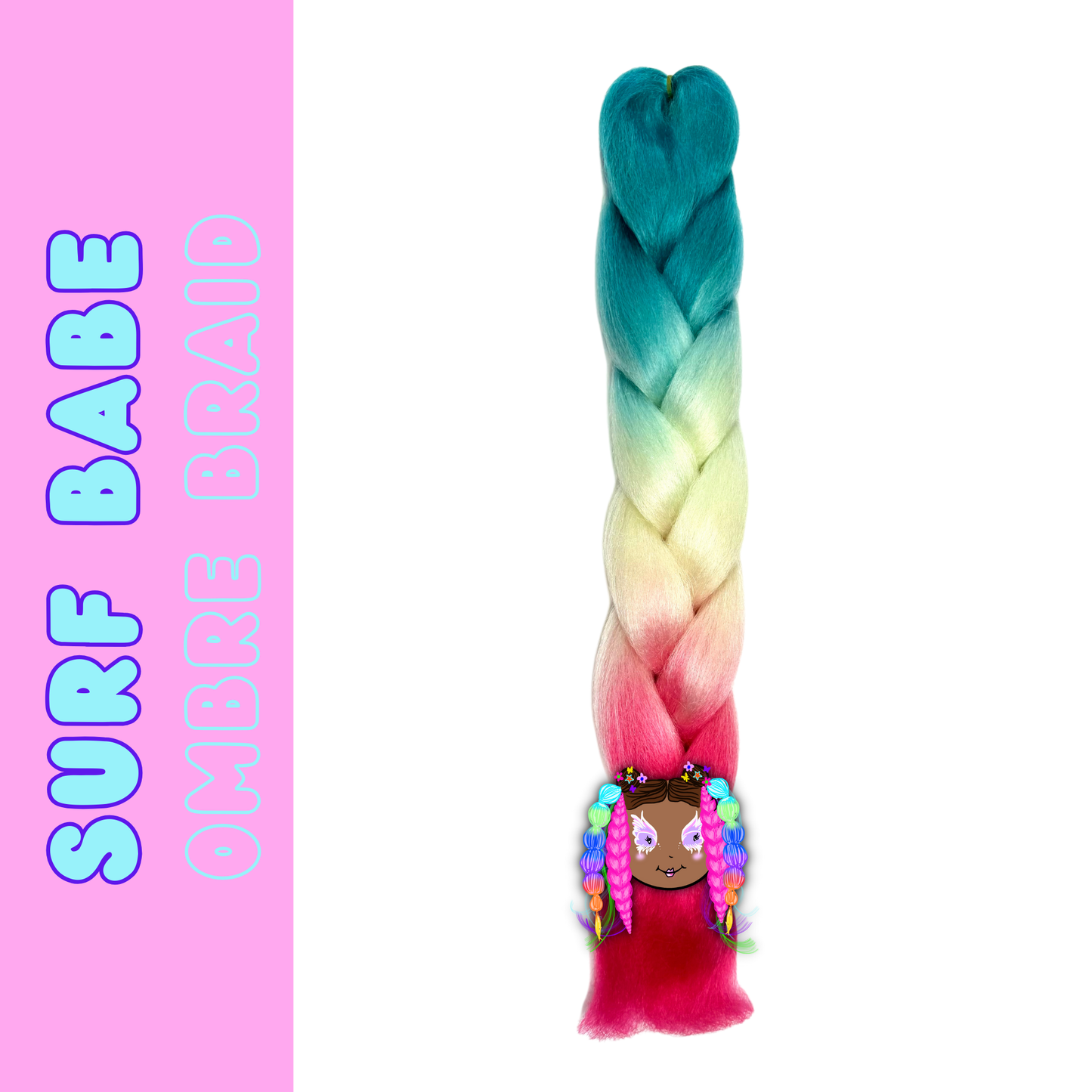 Ombre Braid Hair 24 inch